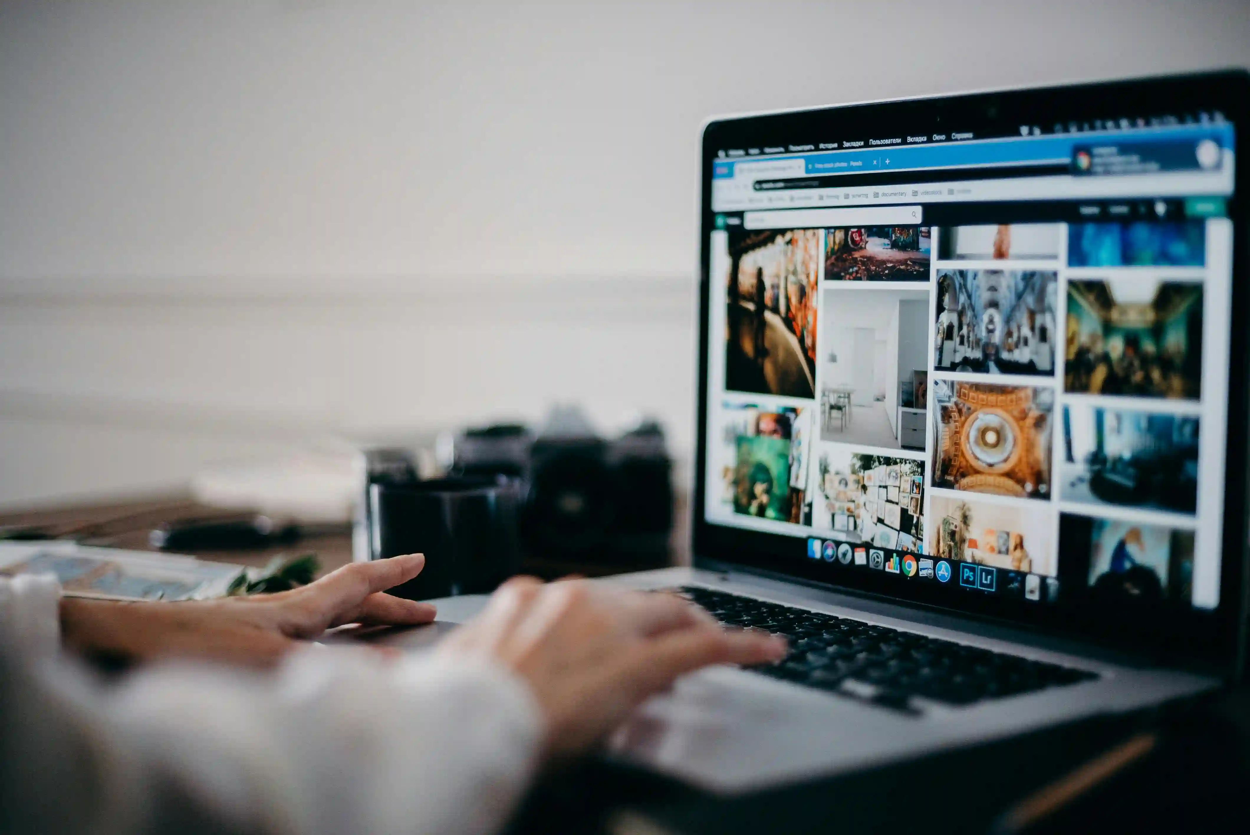 Fotografo al lavoro